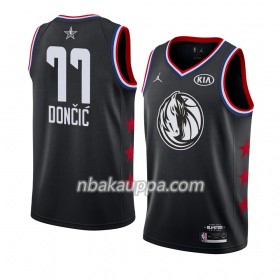 Dallas Mavericks Luka Doncic 77 2019 Kaikki tähti Jordan Brand Musta Pelipaidat Swingman - Miesten